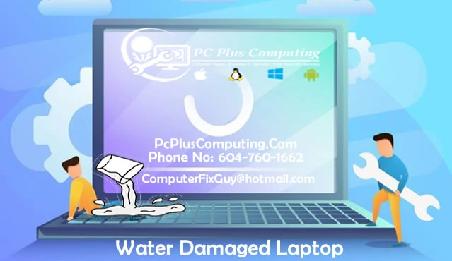 Water Damaged Laptop