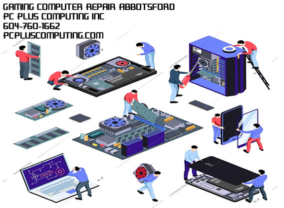 gaming computer repair Abbotsford, bc by pc plus computing