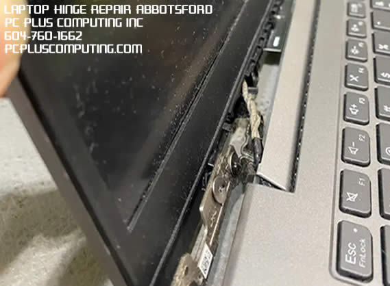 laptop hinge repair abbotsford by pc plus computing